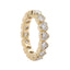 4.15ctw Heart Shaped Diamond Eternity Band