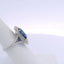 5.28CTW EMERALD CUT SAPPHIRE & 1.12CTW DIAMOND RING