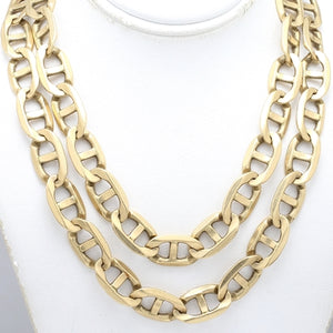 14K Yellow Gold Mariner Link Chain