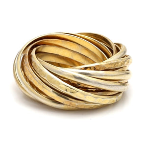 16 Rolling Style Gold Band