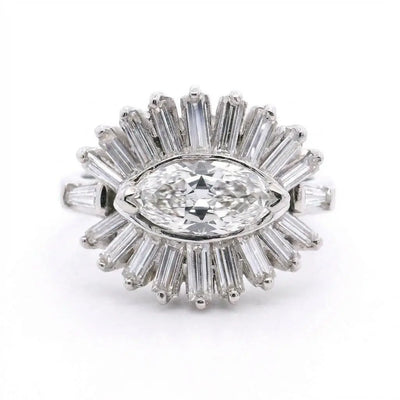 0.76ct Marquise Cut Diamond