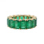 9.24ctw Emerald Eternity Band
