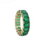 9.24ctw Emerald Eternity Band