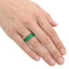 9.24ctw Emerald Eternity Band