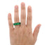 9.24ctw Emerald Eternity Band