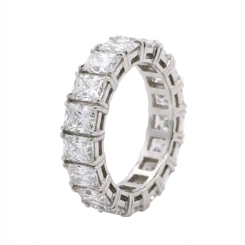 6.77ctw Radiant Cut Diamond Eternity Band