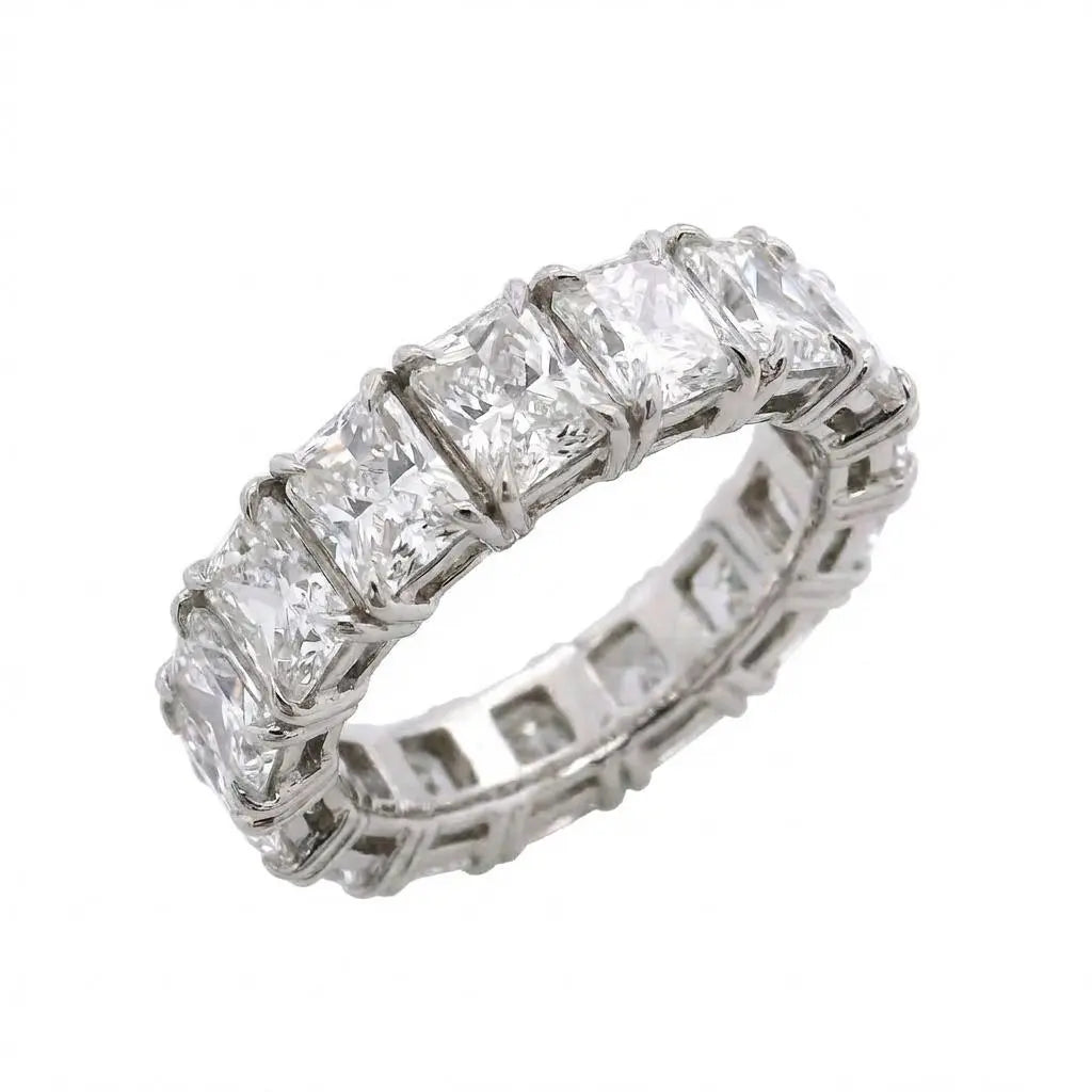 6.77ctw Radiant Cut Diamond Eternity Band