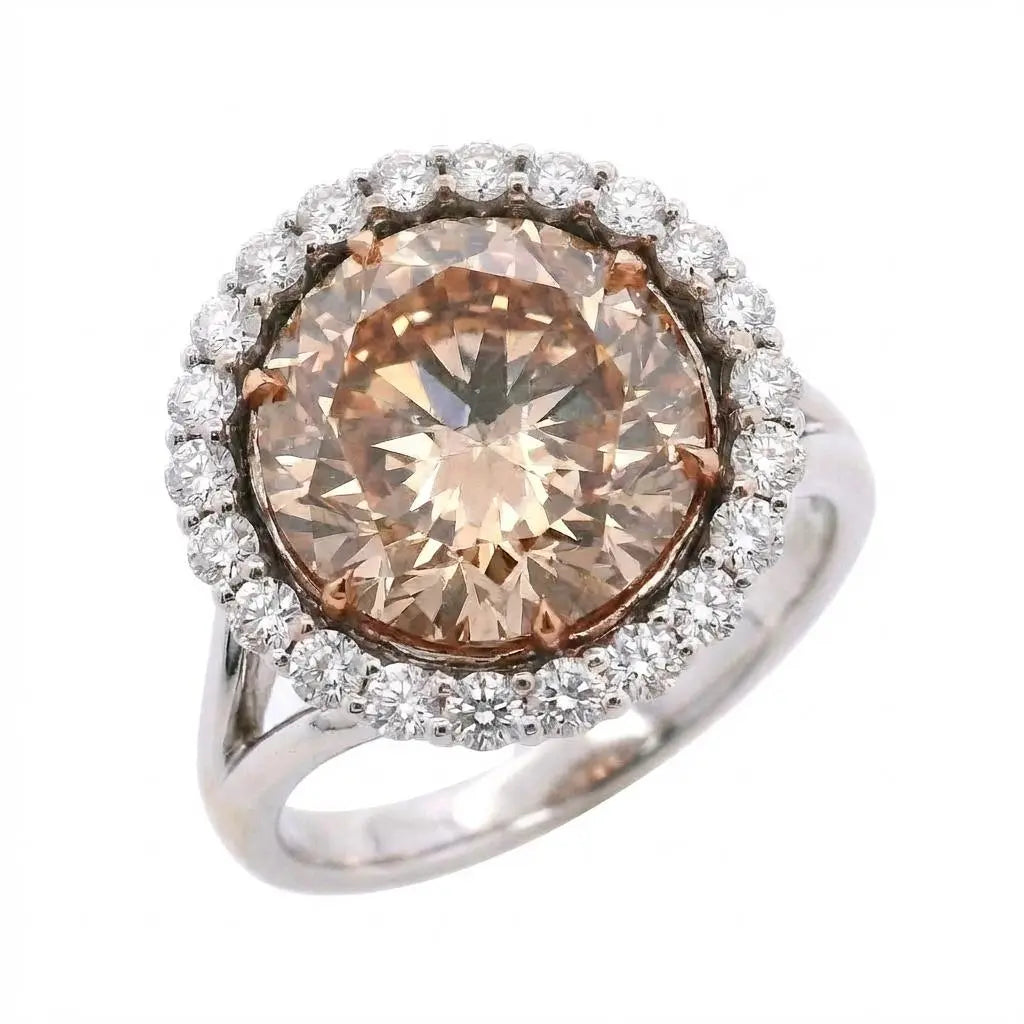 9.02ct Round Brilliant Cut Diamond