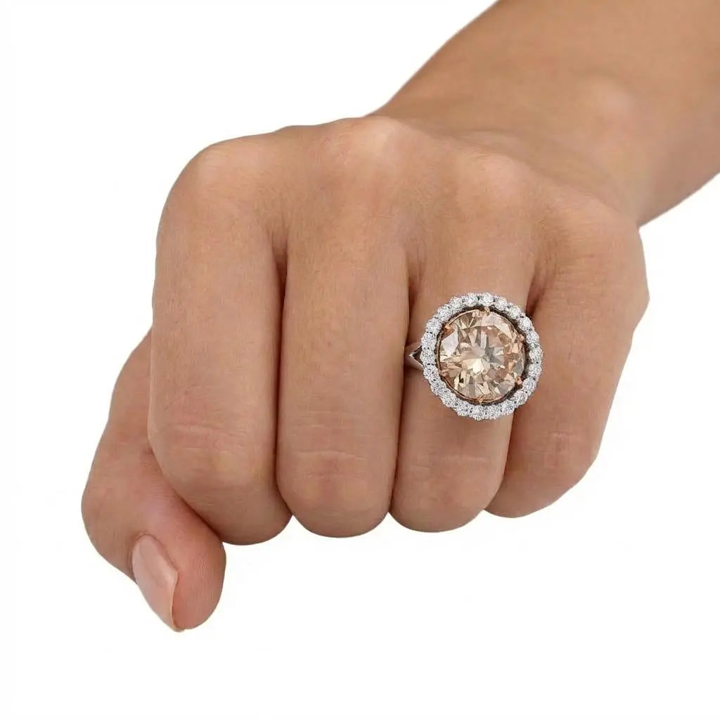 9.02ct Round Brilliant Cut Diamond