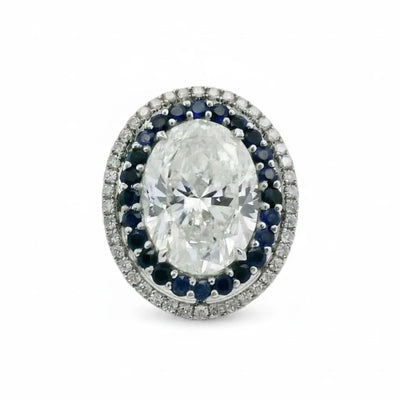 5.01ctw Oval Diamond Cut