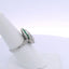 2.80CT ANTIQUE PEAR SHAPED DIAMOND & 1.40CTW EMERALD RING