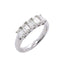 1.35ctw Emerald Cut Diamonds Eternity Band
