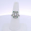 0.95CTW BAGUETTE CUT DIAMOND & 0.88CTW EMERALD CUT RING