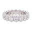 4.49ctw Oval Brilliant Cut Diamond Eternity Band