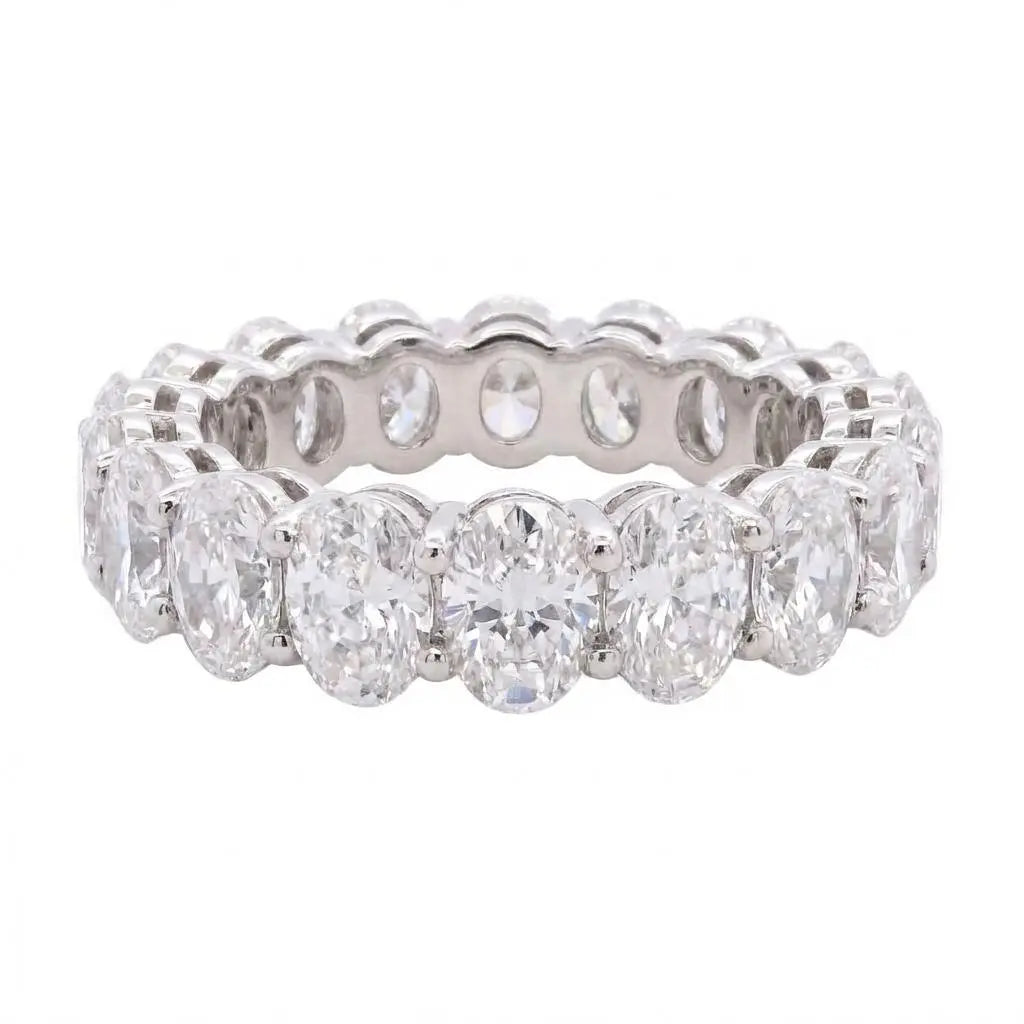4.49ctw Oval Brilliant Cut Diamond Eternity Band