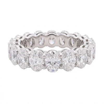 4.49ctw Oval Brilliant Cut Diamond Eternity Band