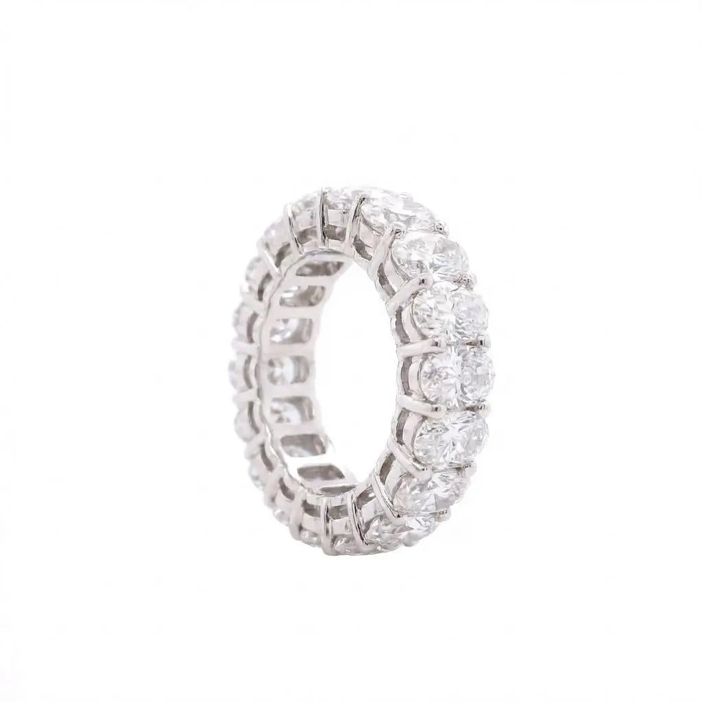 4.49ctw Oval Brilliant Cut Diamond Eternity Band