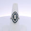 1.04CTW ANTIQUE MARQUISE CUT DIAMOND & 2.05CTW SAPPHIRE RING