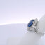 8.23CTW ROUND SAPPHIRE & 0.85CTW BAGUETTE & ROUND BRILLIANT CUT DIAMOND RING