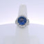 8.23CTW ROUND SAPPHIRE & 0.85CTW BAGUETTE & ROUND BRILLIANT CUT DIAMOND RING