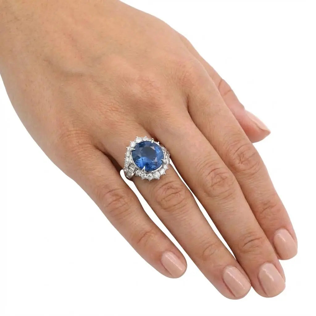 8.23ct Round Sapphire