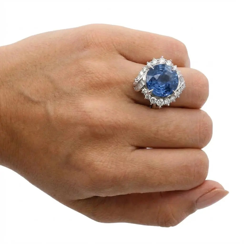 8.23ct Round Sapphire