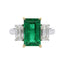 4.85ct Baguette Cut Colombian Emerald
