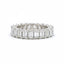 4.05ctw Emerald Cut Diamond Eternity Band