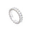 4.05ctw Emerald Cut Diamond Eternity Band