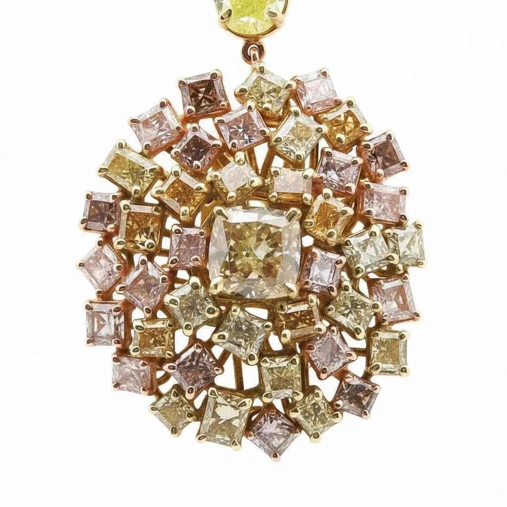 1 Cushion Cut Diamond, 1 Oval Diamond, & 1 Pear Shaped Diamond