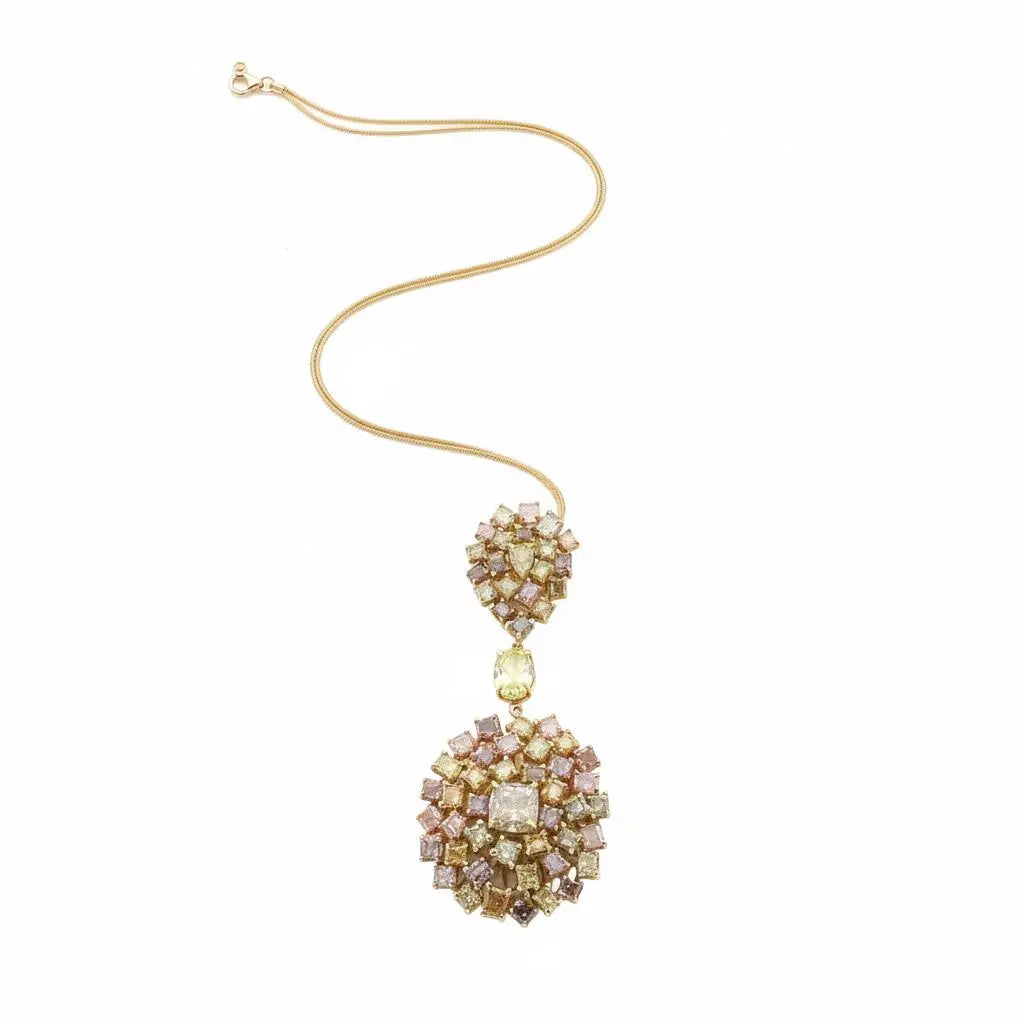 1 Cushion Cut Diamond, 1 Oval Diamond, & 1 Pear Shaped Diamond