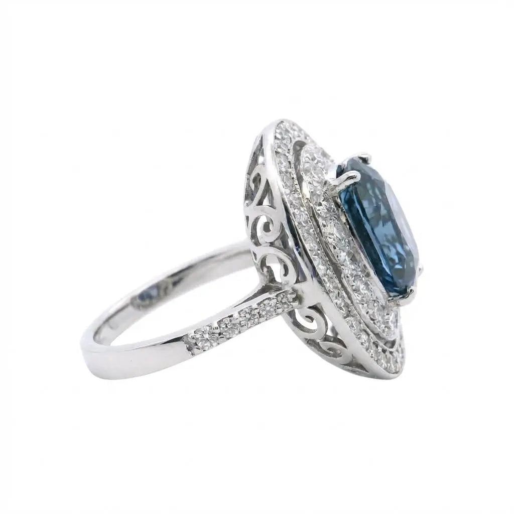 6.63ct Oval Sapphire