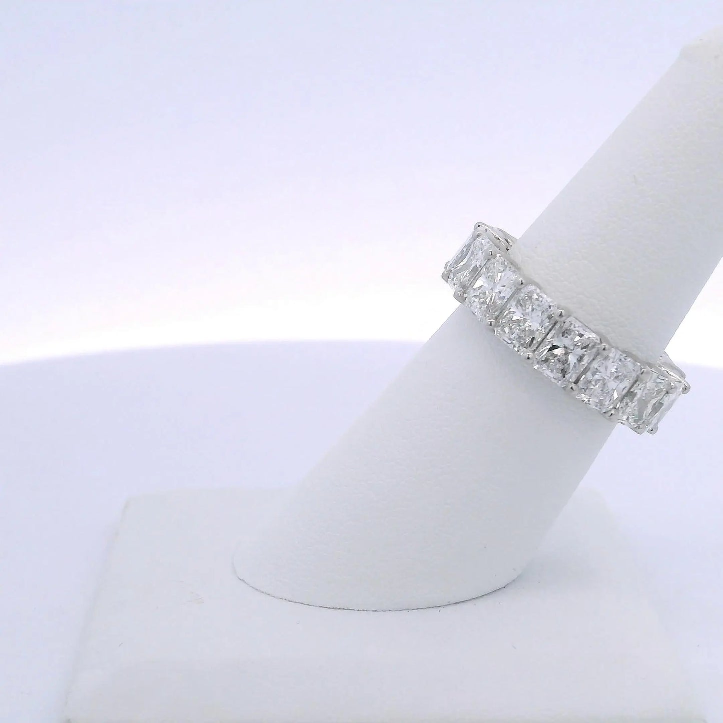 8.26CTW RADIANT CUT DIAMOND ETERNITY BAND