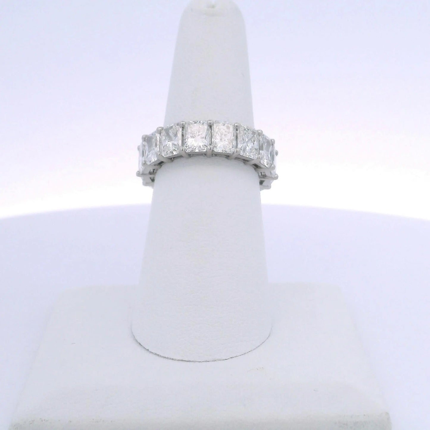 8.26CTW RADIANT CUT DIAMOND ETERNITY BAND
