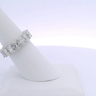8.26CTW RADIANT CUT DIAMOND ETERNITY BAND