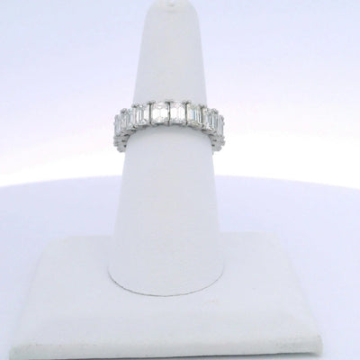 5.26CTW EMERALD CUT DIAMOND ETERNITY BAND