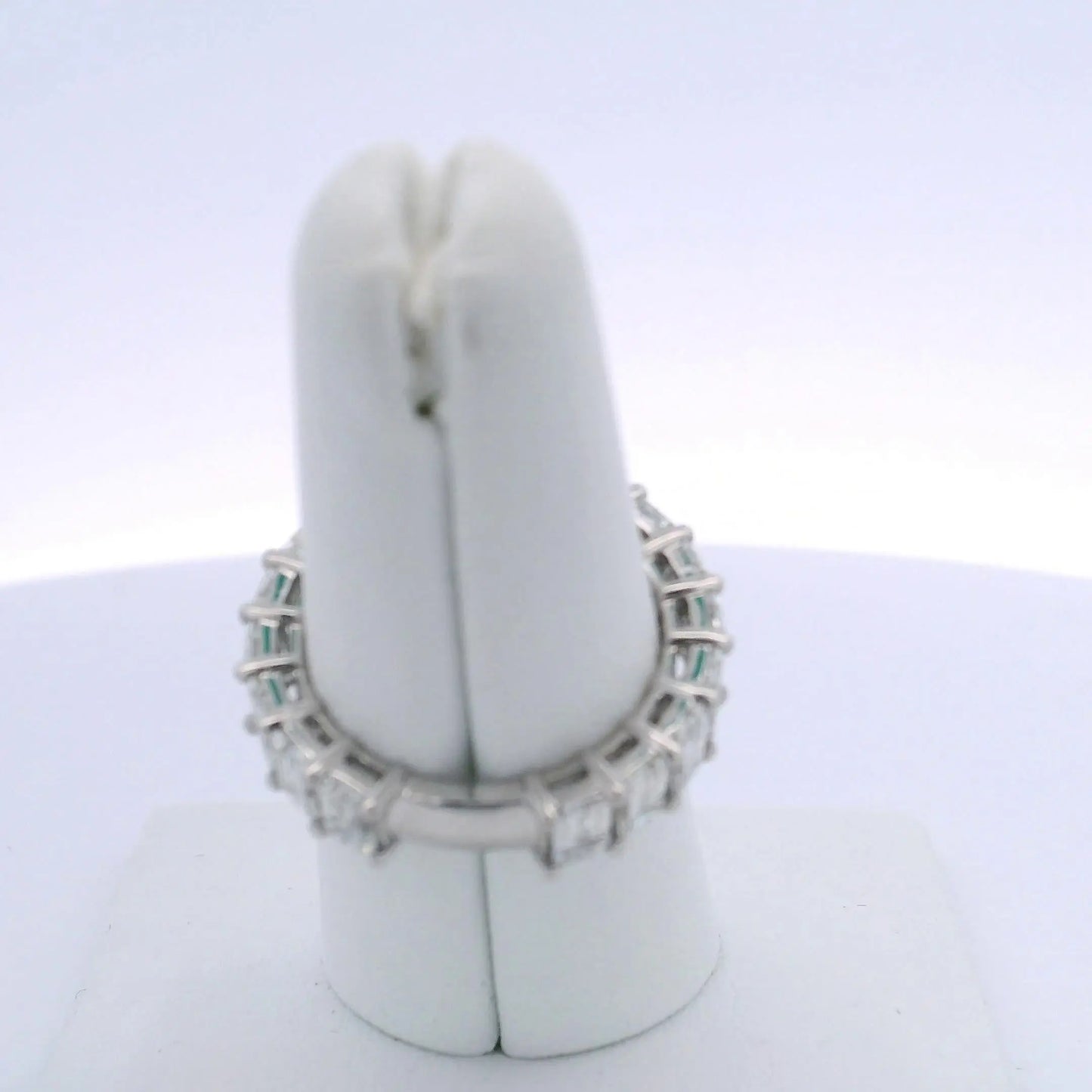 5.03CTW EMERALD CUT DIAMOND ETERNITY BAND