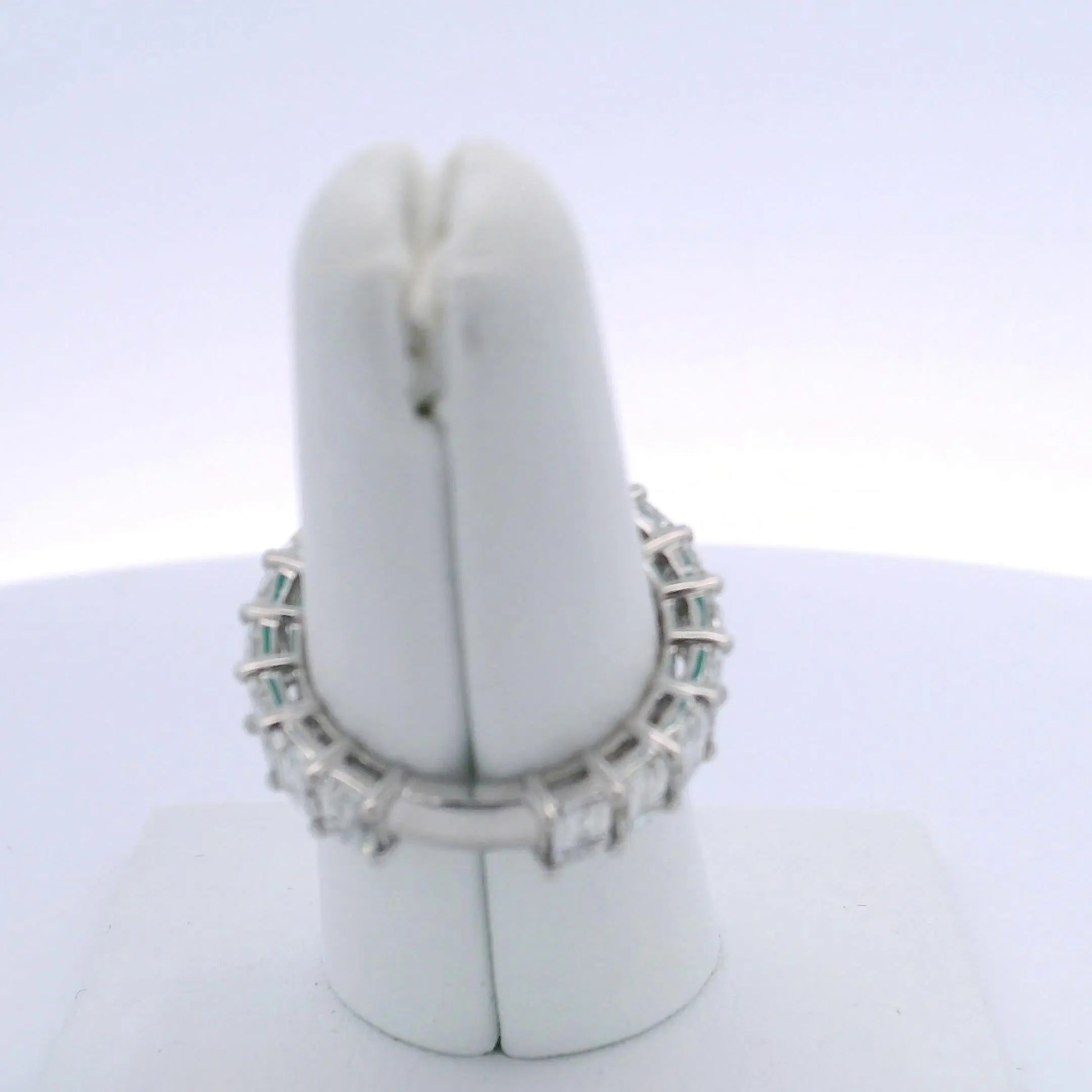 5.03CTW EMERALD CUT DIAMOND ETERNITY BAND