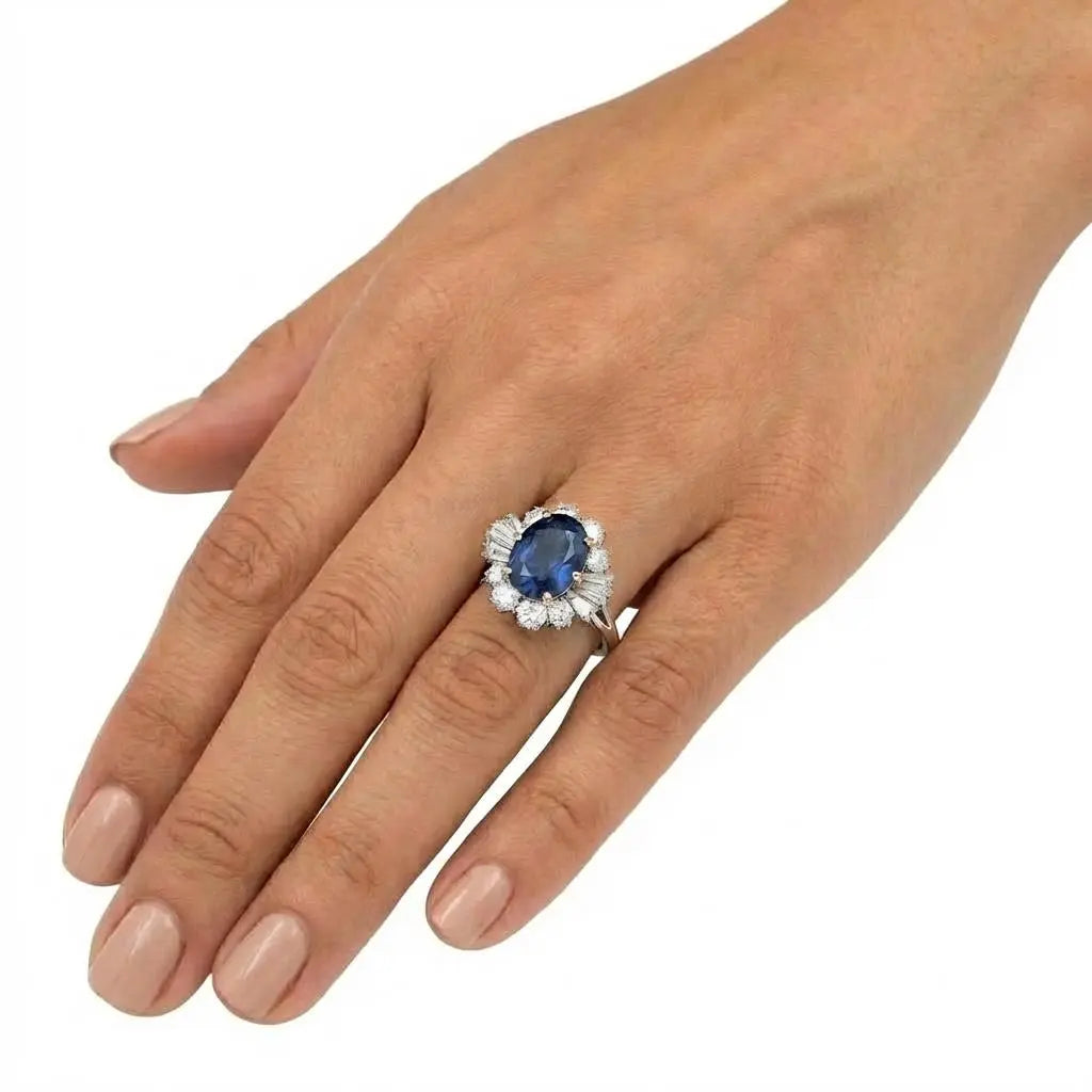 5.27ct Oval Sapphire