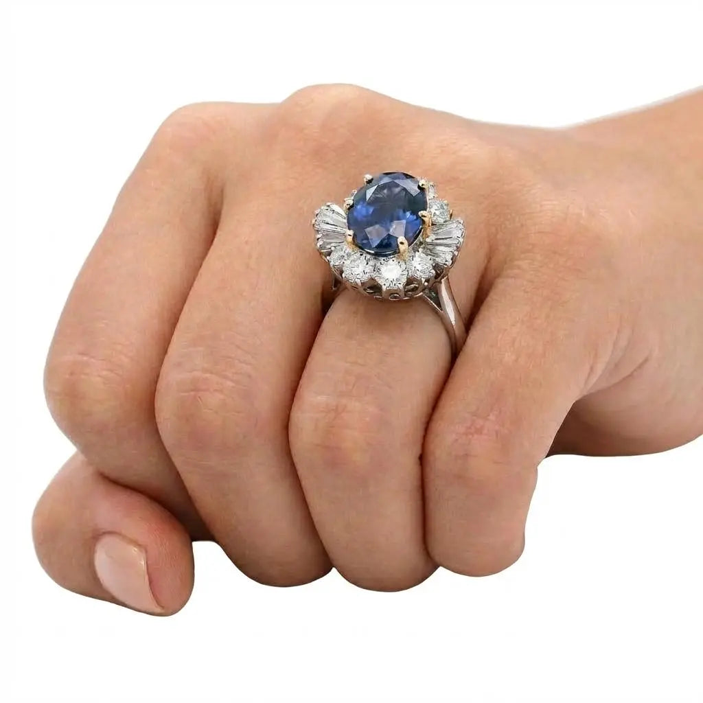 5.27ct Oval Sapphire