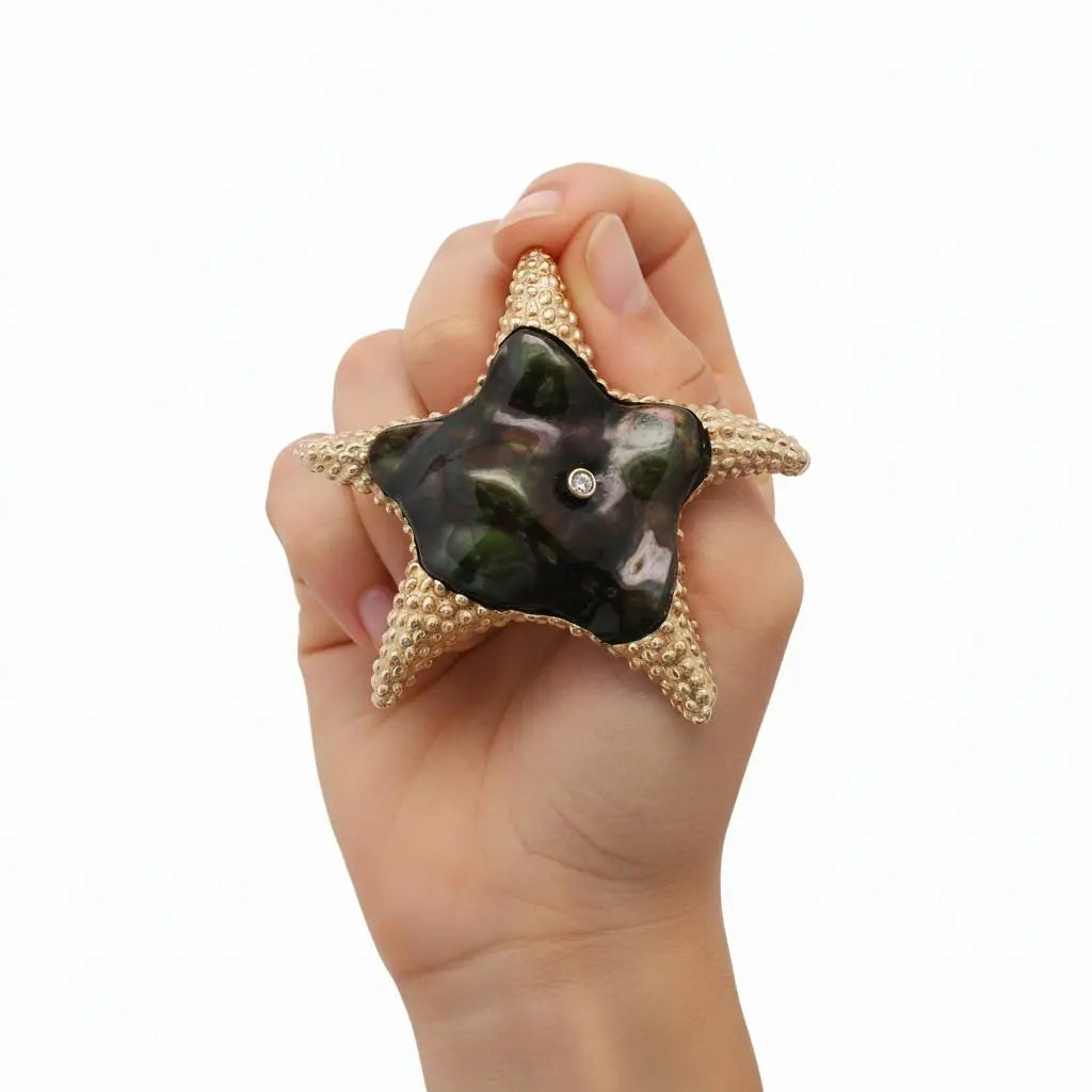 32MM X 25MM Ammolite Inlay