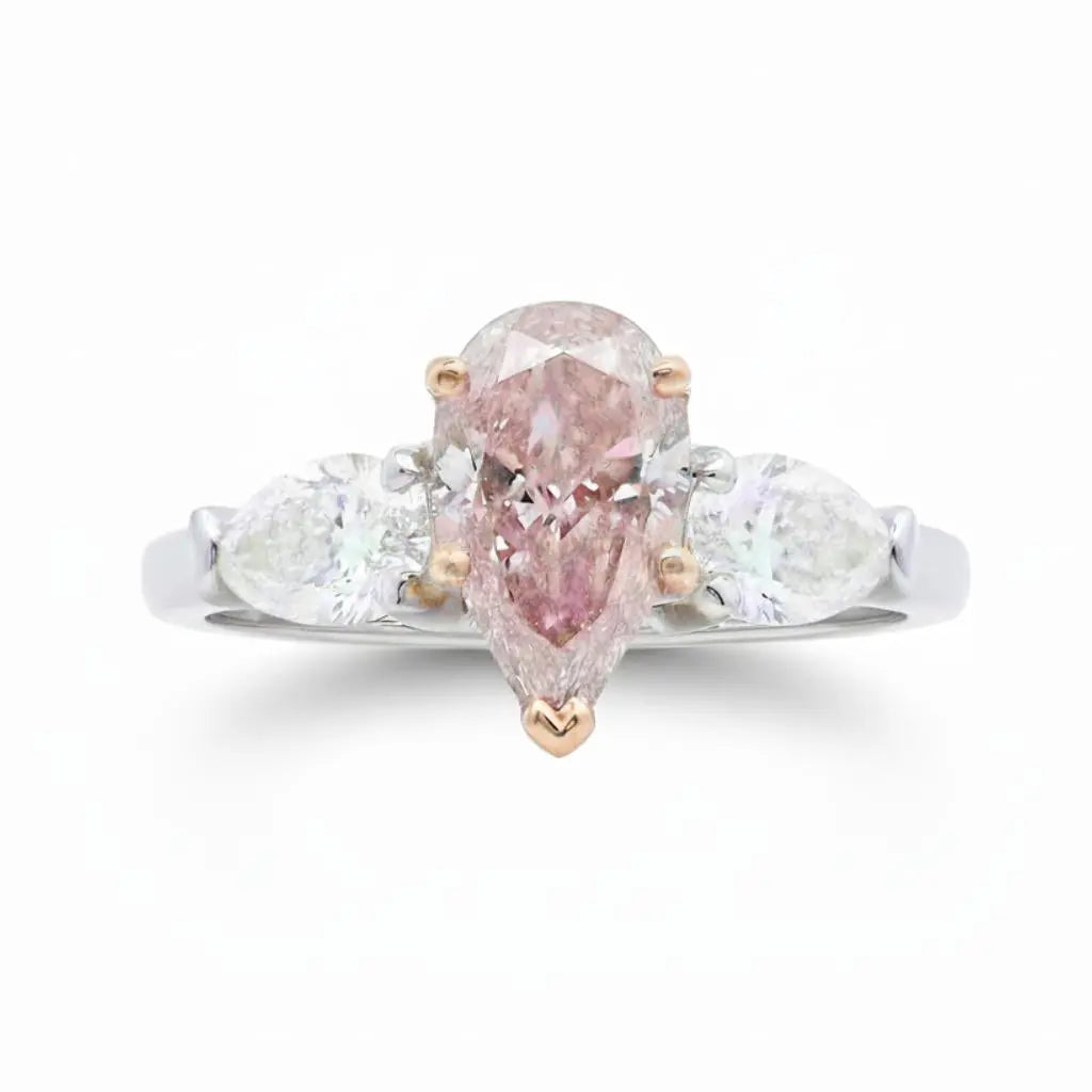 1.17ct Pear Shaped Diamond