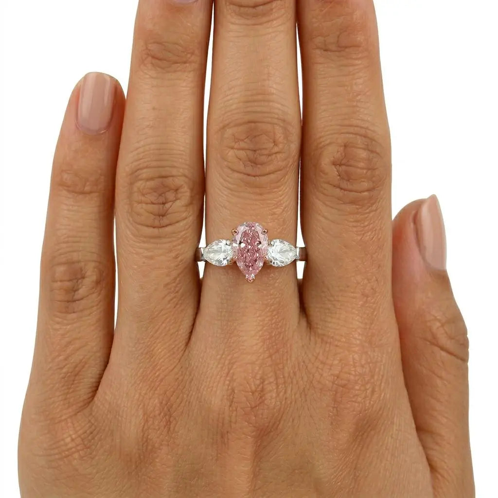 1.17ct Pear Shaped Diamond