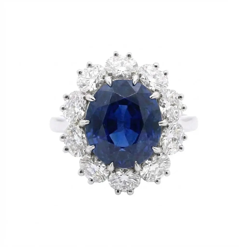 6.29ct No Heat Sapphire