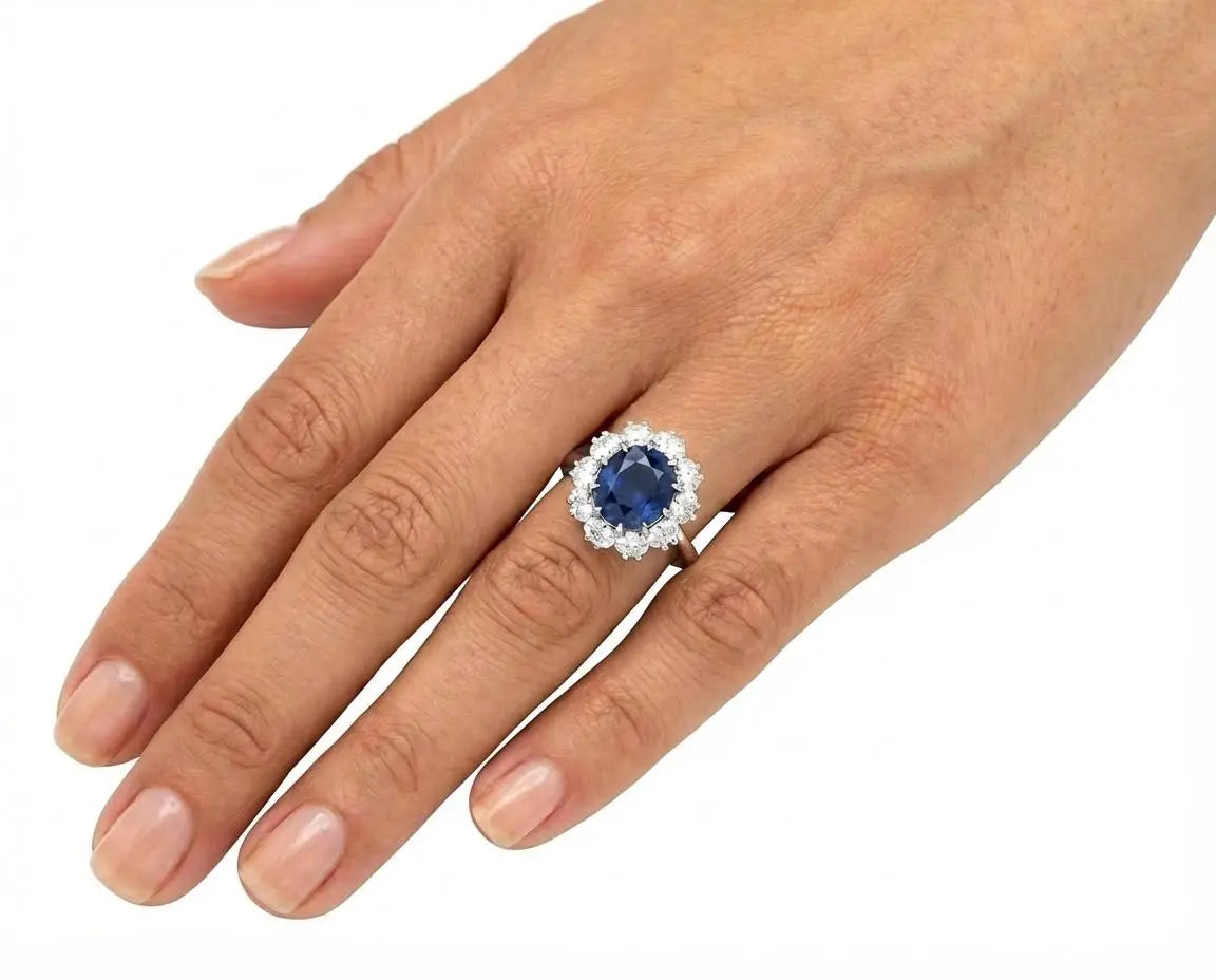 6.29ct No Heat Sapphire