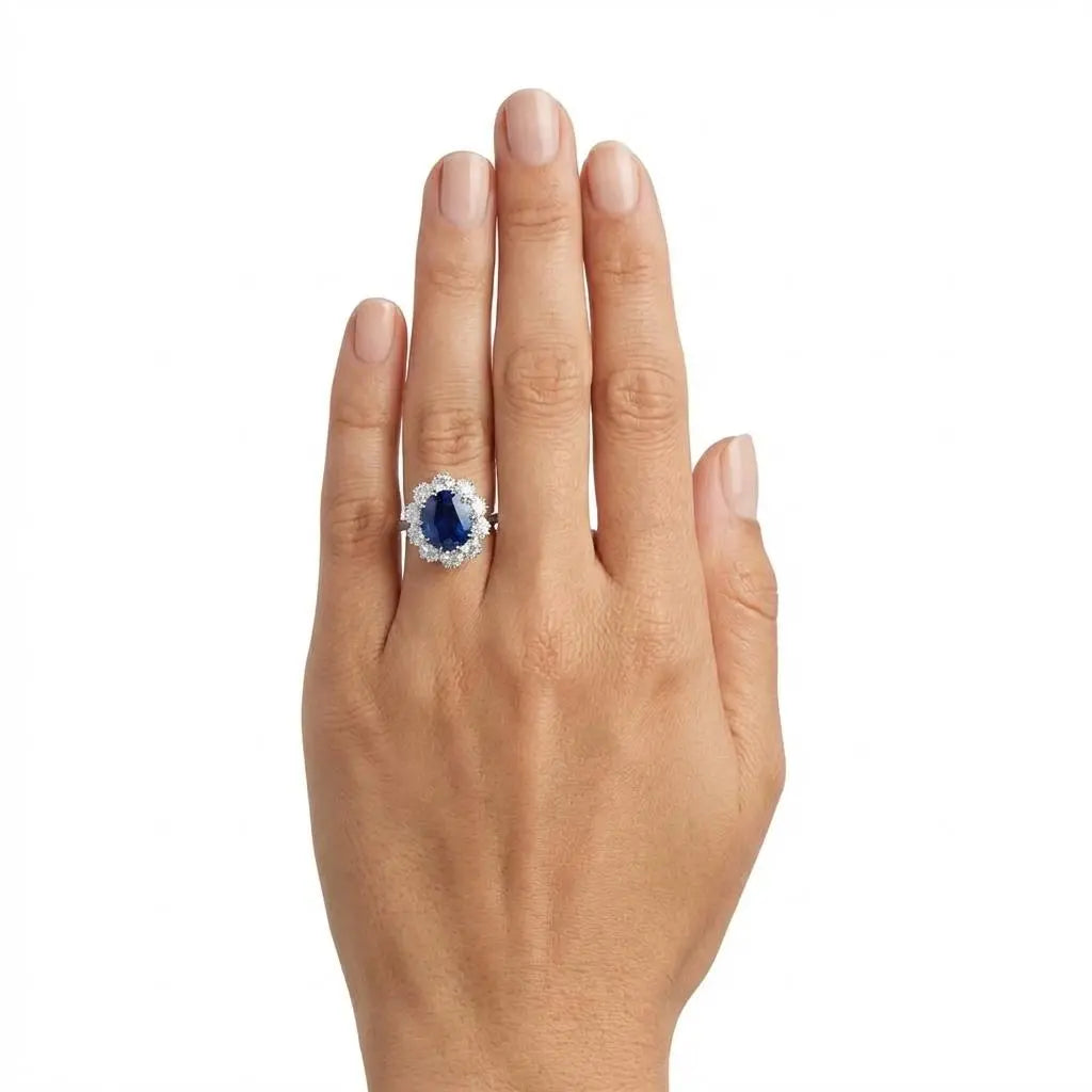 6.29ct No Heat Sapphire