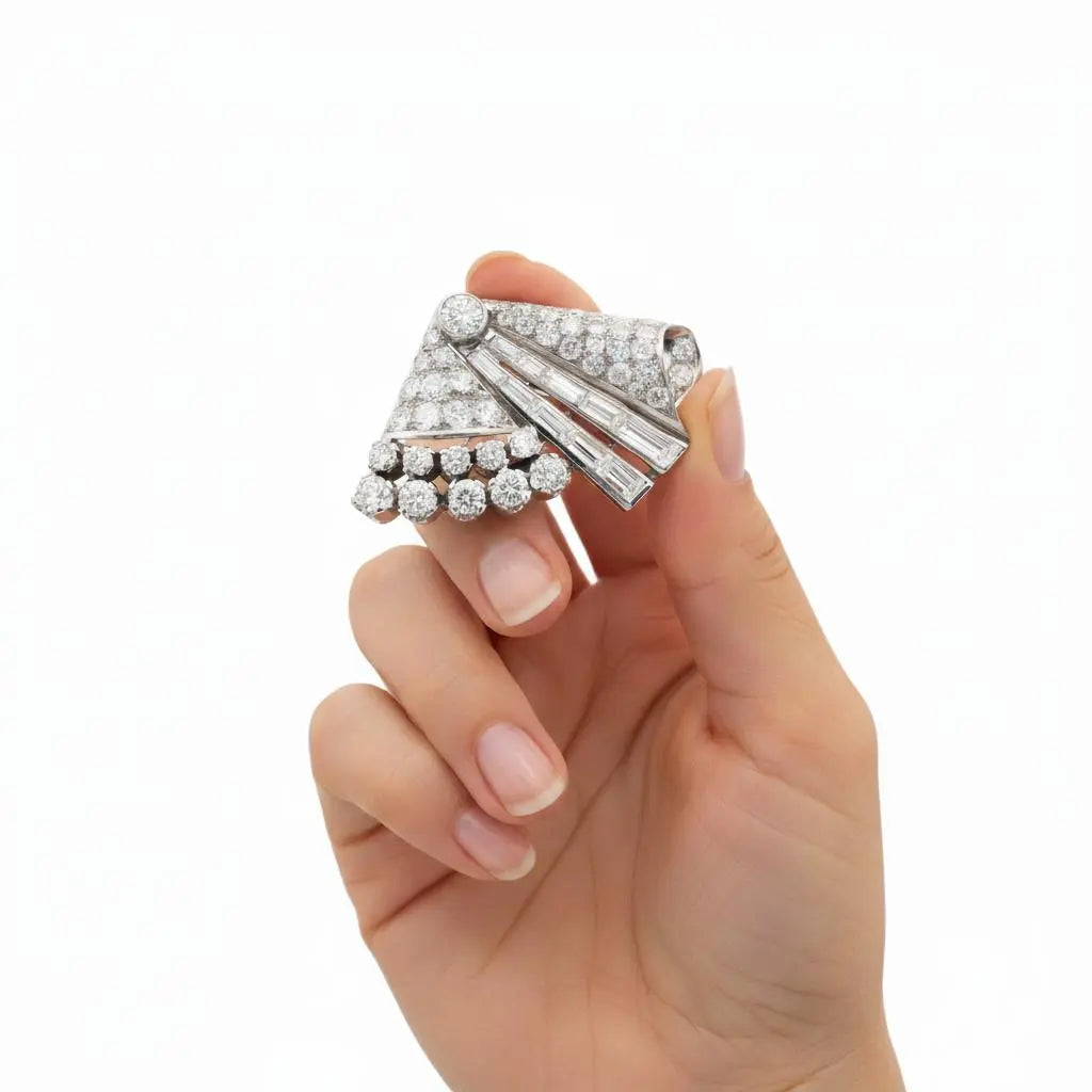 8.00ctw Baguette & Round Brilliant Cut Diamond