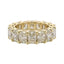 9.97ctw Radiant Cut Diamond Eternity Band