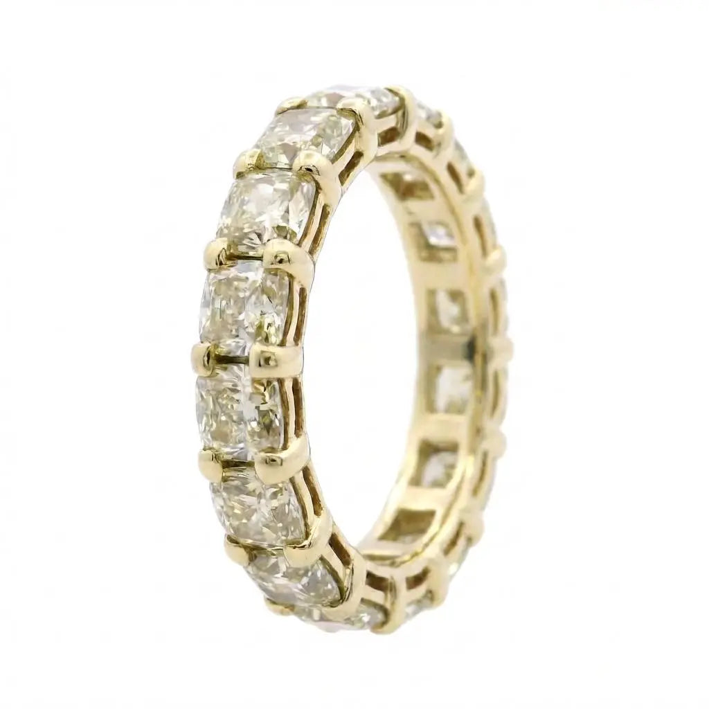 7.10ct Radiant Cut Yellow Diamond