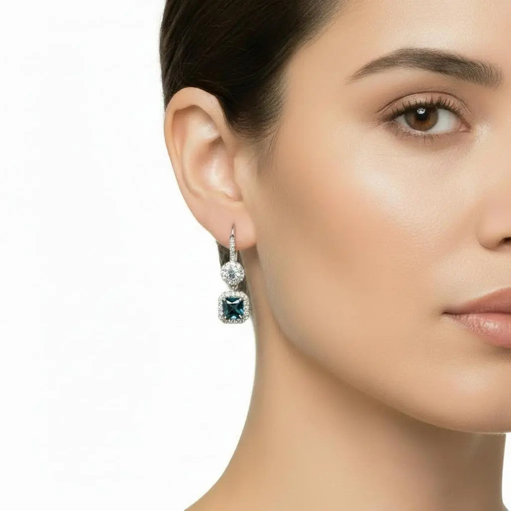 1.24ctw Cushion Cut Sapphires